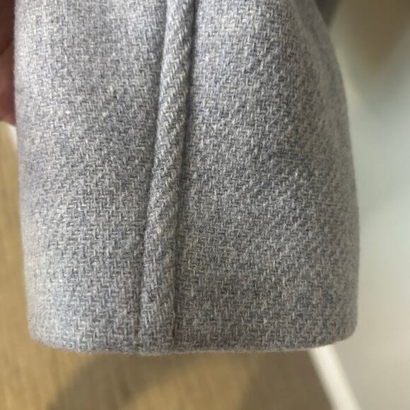 Talbots new without tags gray wool blend lined pea coat size 16 - Picture 6 of 16